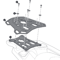 Adv. rack  BMW R 1300 GS (23-) pro orig nosič BMW