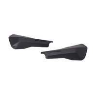Sport handguard kit Black. For hollow handlebars. 22mm to 1 inch.
