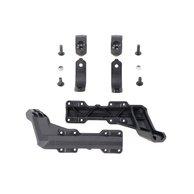 Handguard mounting kit Black. For 22-mm handlebars. 1-point attachment.